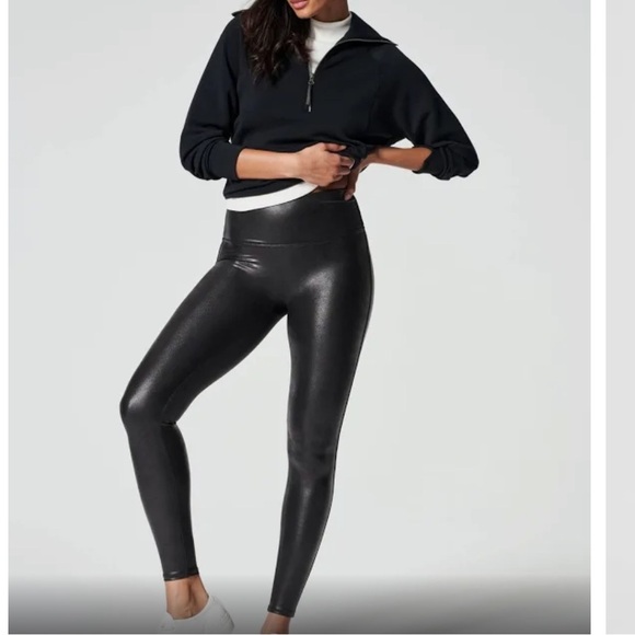 Spanx faux  leather legging size small - Picture 1 of 6